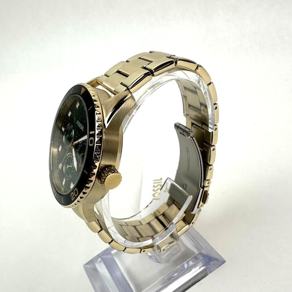 NWT Fossil His and Hers Multifunction Gold-Tone Stainless Steel Watch BQ2754SET - Picture 9 of 14